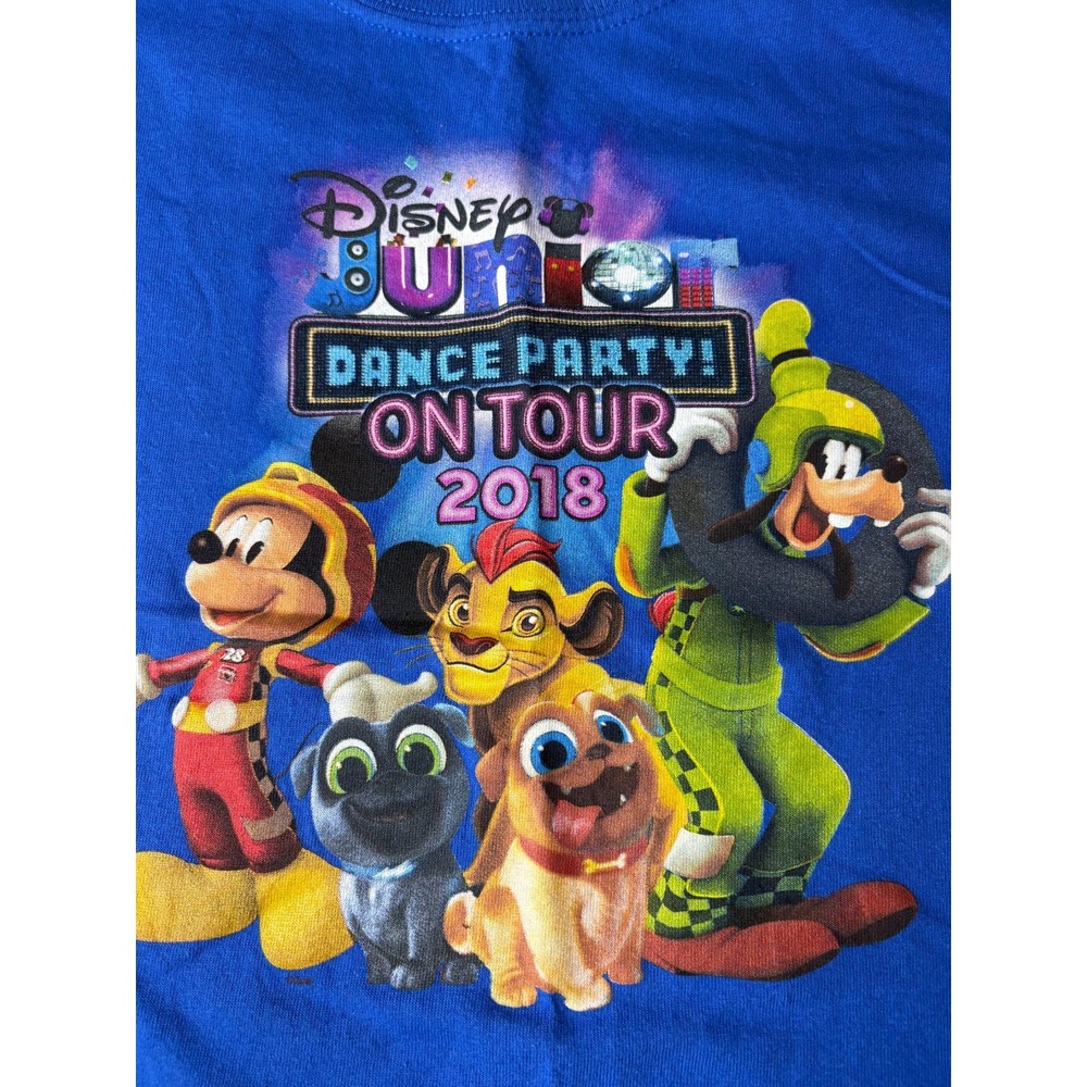 Disney Junior Dance Party 2018 Tour‎ Kids T-shirt L(10/12) Only Sold at Shows